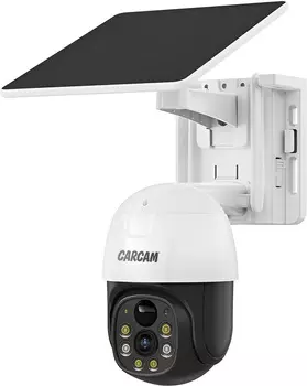 4G-камера c солнечной панелью CARCAM 2MP Solar Outdoor PTZ Camera V380P5pro-4G