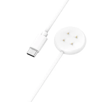 Зарядное устройство Watch 3 для Google Pixel Watch 2 Кабель для зарядки USB C Type-C 1 м 3,3 фута Черный/белый шнур Магнитный