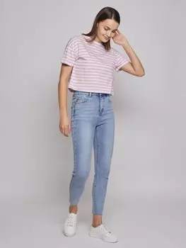 Укороченные джинсы силуэта Skinny