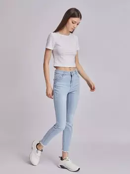 Укороченные джинсы силуэта Skinny
