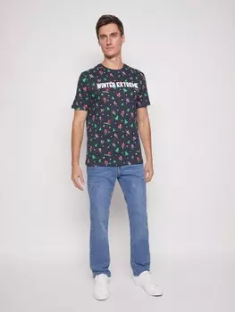 Утеплённые джинсы фасона Regular