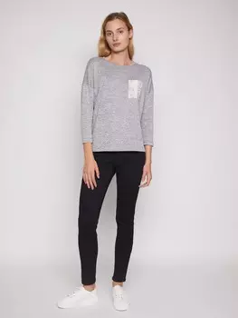 Утеплённые джинсы силуэта Skinny