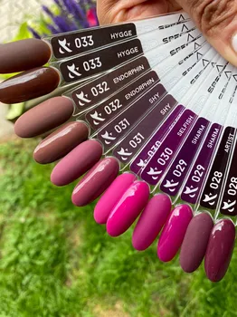 Гибридный лак для ногтей FOX gel-polish gold Spectrum 032, 7 мл