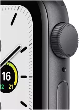 Часы Apple Watch SE 44mm Aluminum Case with Sport Band (2021) (Черный)