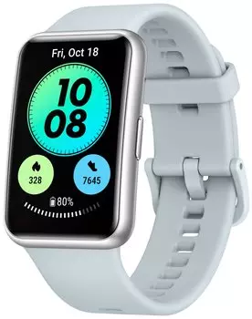 Умные часы HUAWEI Watch Fit New (RU/A) (Серо-голубой)