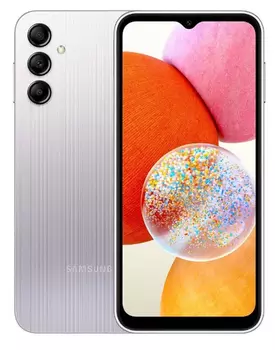 Смартфон Samsung Galaxy A14 4G 6/128 ГБ (Серебристый)