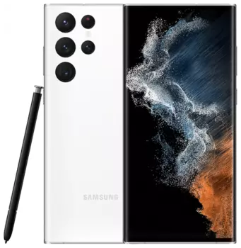 Смартфон Samsung Galaxy S22 Ultra 8/128GB SM-S9080(Snapdragon 8 Gen 1), белый фантом