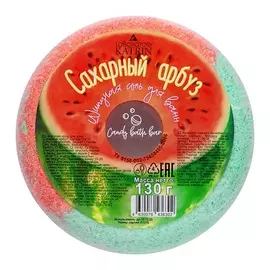 LABORATORY KATRIN Бомбочка для ванны Пончик Candy baht bar "Сахарный арбуз" 130.0