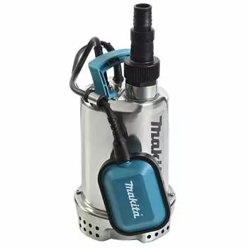 Электрический водяной насос Makita PF0403, 400Вт, погружной, дренажный, производительность 7.2 м/час, глубина погружения 5м, 3.6кг