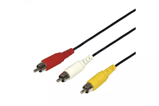 Кабель 3xRCA(M)-3xRCA(M), 10м, черный REXANT (17-0207)