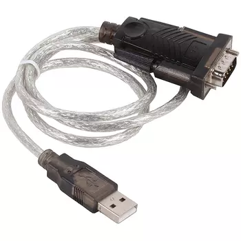 Кабель-адаптер USB(AM)/COM(DB9M), 0.8m, Orient (USS-101N)