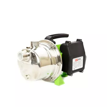 Электрический водяной насос REDVERG RD-SPS100L, 1000Вт, поверхностный, центробежный, производительность 3.48 м³/час, глубина погружения 8м, 13.6кг (RD-SPS100L)