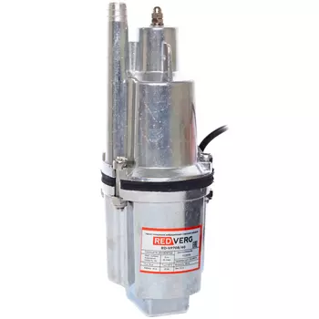 Электрический водяной насос REDVERG RD-VP70B/40, 250Вт, погружной, вибрационный, производительность 1.5 м³/час, глубина погружения 4м, 4.7кг (RD-VP70B/40)
