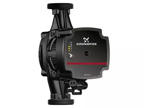 Электрический водяной насос Grundfos ALPHA1 L 25-60 180, 45Вт, циркуляционный, центробежный, производительность 3.6 м/час, 2.58кг (99199612)