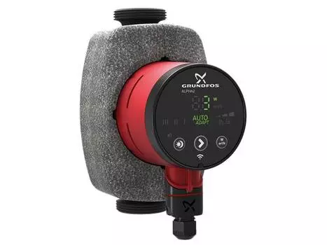 Электрический водяной насос Grundfos ALPHA2 25-80 180, 50Вт, циркуляционный, центробежный, производительность 3.4 м/час, 2.39кг (99420015)