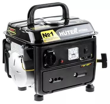 Электрогенератор Huter HT950A, однофазный, синхронный, бензиновый, 2 л.с., 0.95кВт, 1xEURO 16A (64/1/1)