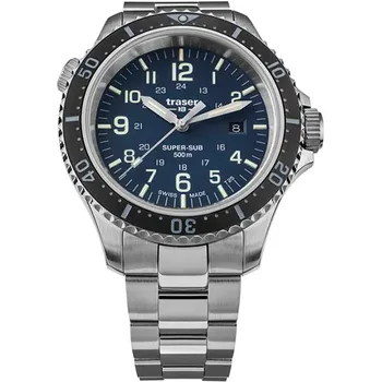 Швейцарские наручные мужские часы Traser TR.109375. Коллекция Diver