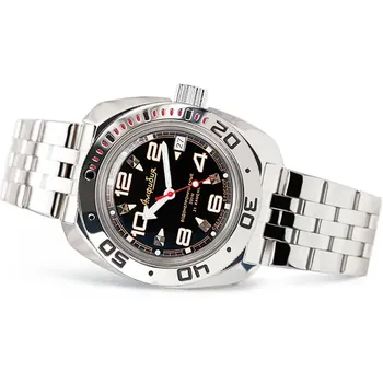 Российские наручные мужские часы Vostok 2416.00-710335. Коллекция Амфибия