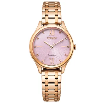 Японские наручные женские часы Citizen EM0503-75X. Коллекция Eco-Drive