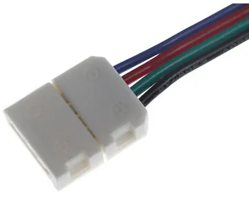Коннектор Lamper 144-004 соединительный (2 разъема) для RGB светодиодных лент шириной 10 мм, длина 15 см