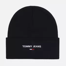 Шапка Tommy Jeans Sport, цвет чёрный