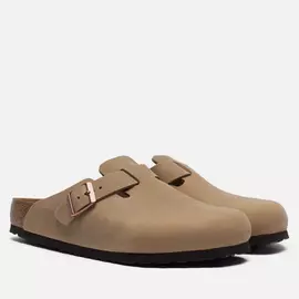 Сандалии Birkenstock Boston Leather, цвет бежевый, размер 44 EU