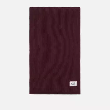 Шарф C.P. Company Re-Wool Knit, цвет фиолетовый