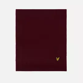 Шарф Lyle & Scott Lambswool, цвет бордовый