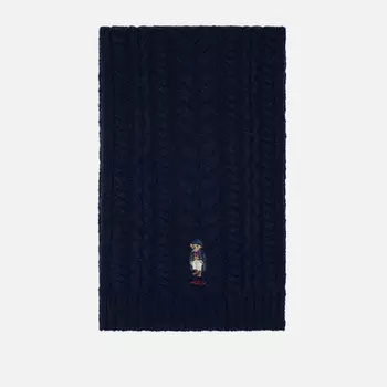 Шарф Polo Ralph Lauren Coat Bear, цвет синий
