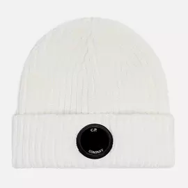 Шапка C.P. Company Extra Fine Merino Wool, цвет бежевый