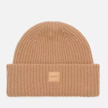Шапка A.P.C. Michele, цвет коричневый