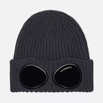 Шапка C.P. Company Extrafine Merino Wool Goggle Lenses, цвет чёрный