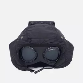 Шапка C.P. Company Flatt Nylon Goggle Hood, цвет чёрный