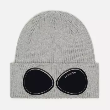 Шапка C.P. Company Goggle Cotton, цвет серый