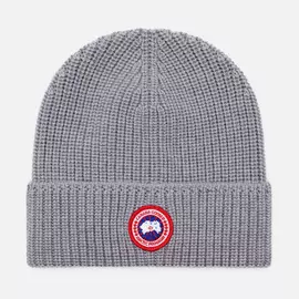 Шапка Canada Goose Arctic Disc Rib Toque, цвет серый
