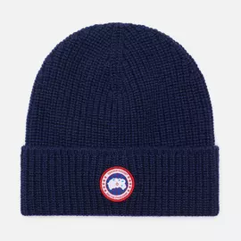Шапка Canada Goose Arctic Disc Rib Toque, цвет синий