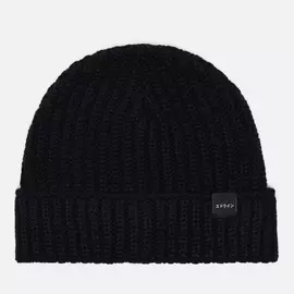 Шапка Edwin Purl Beanie, цвет чёрный