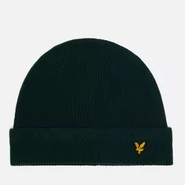 Шапка Lyle &amp; Scott Racked Rib Beanie, цвет зелёный