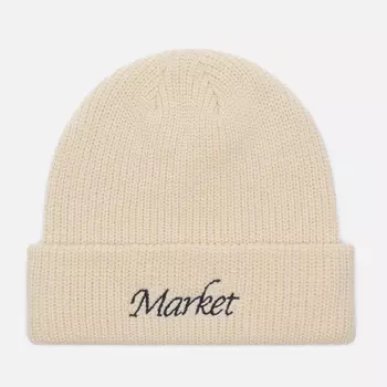 Шапка MARKET Smiley Upside Down, цвет бежевый