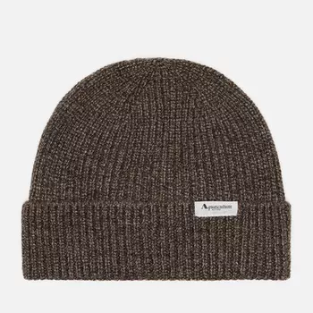 Шапка Aquascutum Active Logo Wool, цвет коричневый