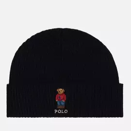 Шапка Polo Ralph Lauren Polo Bear Acrylic/Nylon/Wool, цвет чёрный