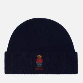 Шапка Polo Ralph Lauren Polo Bear Acrylic/Nylon/Wool, цвет синий