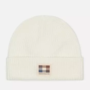 Шапка Aquascutum Active Roll, цвет белый