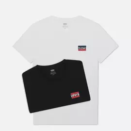Комплект мужских футболок Levi's 2-Pack Crewneck Graphic, цвет , размер M