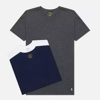 Комплект мужских футболок Polo Ralph Lauren Crew Neck 3-Pack, цвет комбинированный, размер L