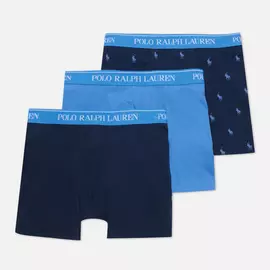 Комплект мужских трусов Polo Ralph Lauren Classic Boxer 3-Pack, цвет комбинированный, размер S