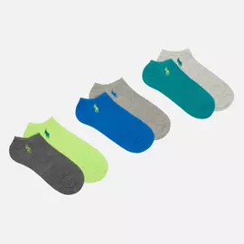 Комплект носков Polo Ralph Lauren Ultra Low Ankle 6-Pack, цвет , размер 35-40 EU