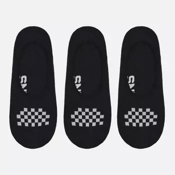 Комплект носков Vans Classic Canoodle Wmns 3-Pack, цвет чёрный, размер 36.5-41 EU