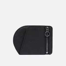Кошелек Cote&Ciel Zippered Coin Purse Recycled Leather, цвет чёрный