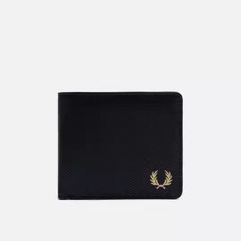 Кошелек Fred Perry Pique Texture Billfold, цвет чёрный